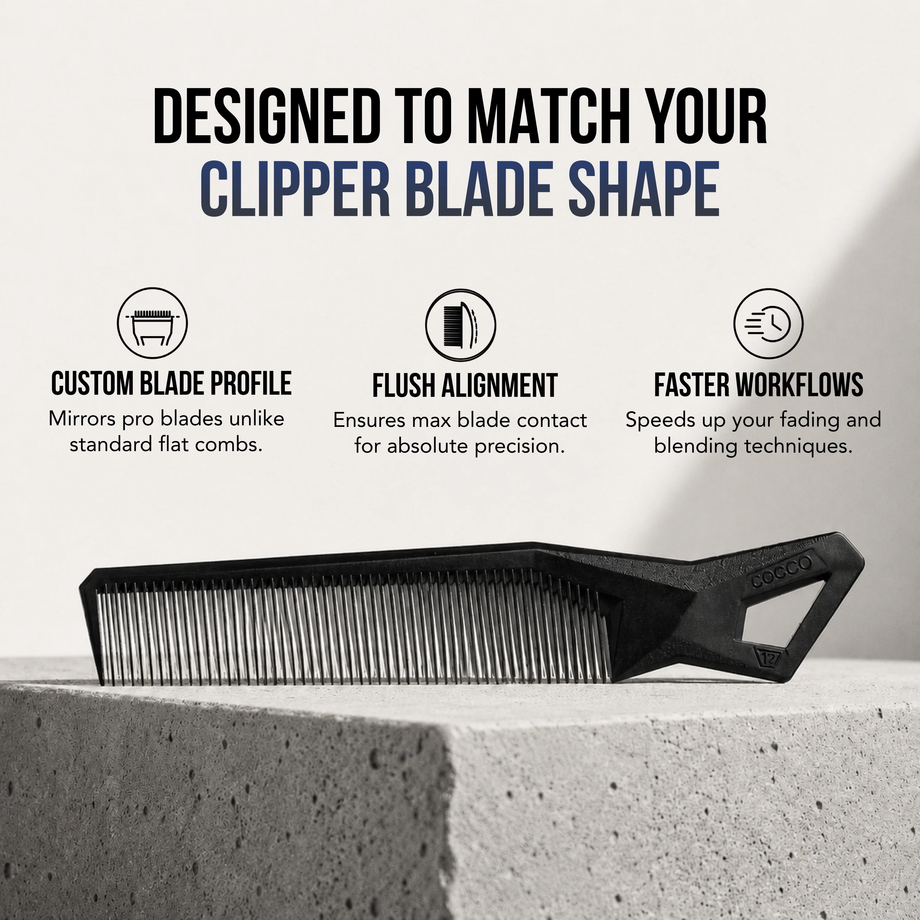 Clipper Comb (Black) - Image 4