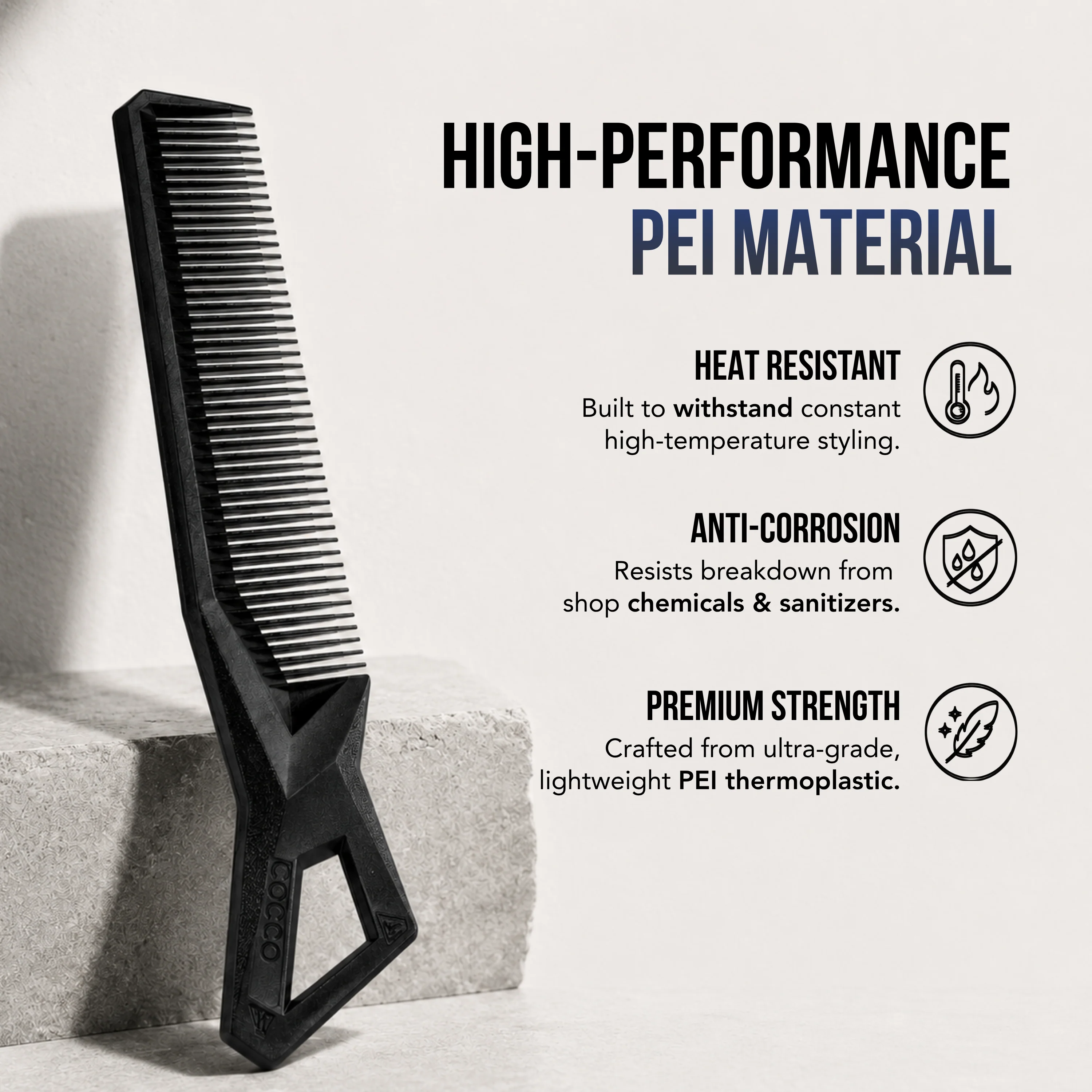 Clipper Comb (Black) - Image 8