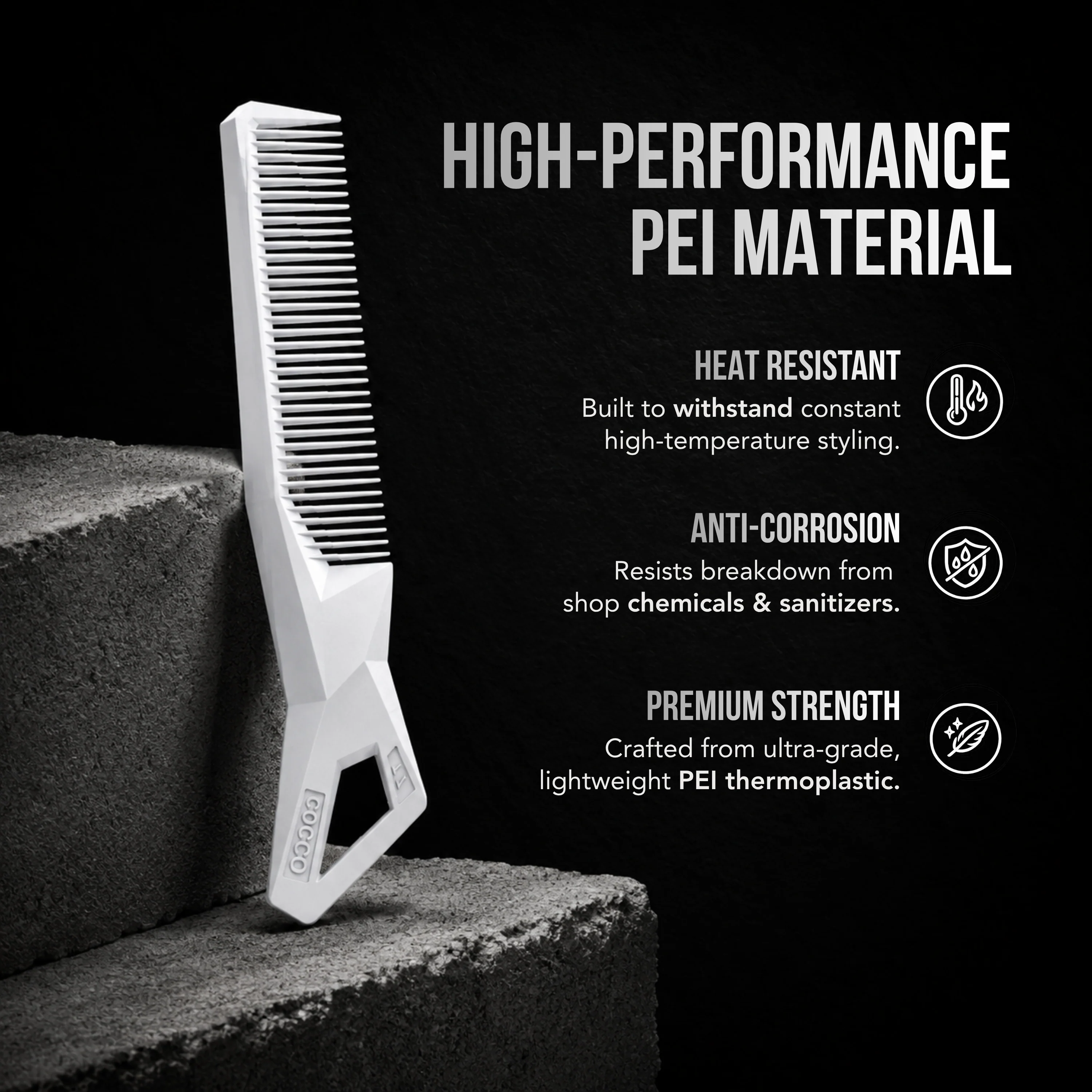 Clipper Comb (White) - Image 3