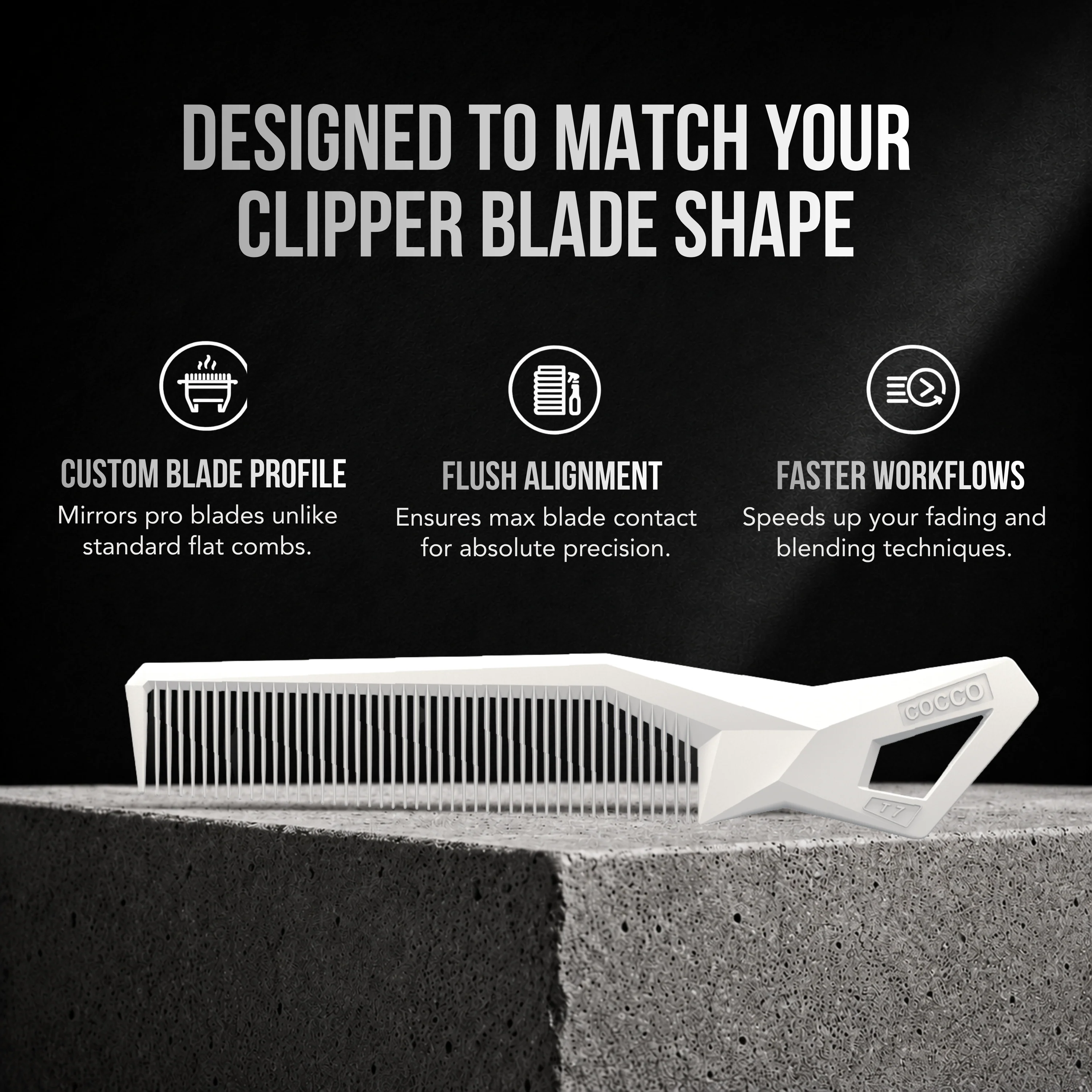 Clipper Comb (White) - Image 5