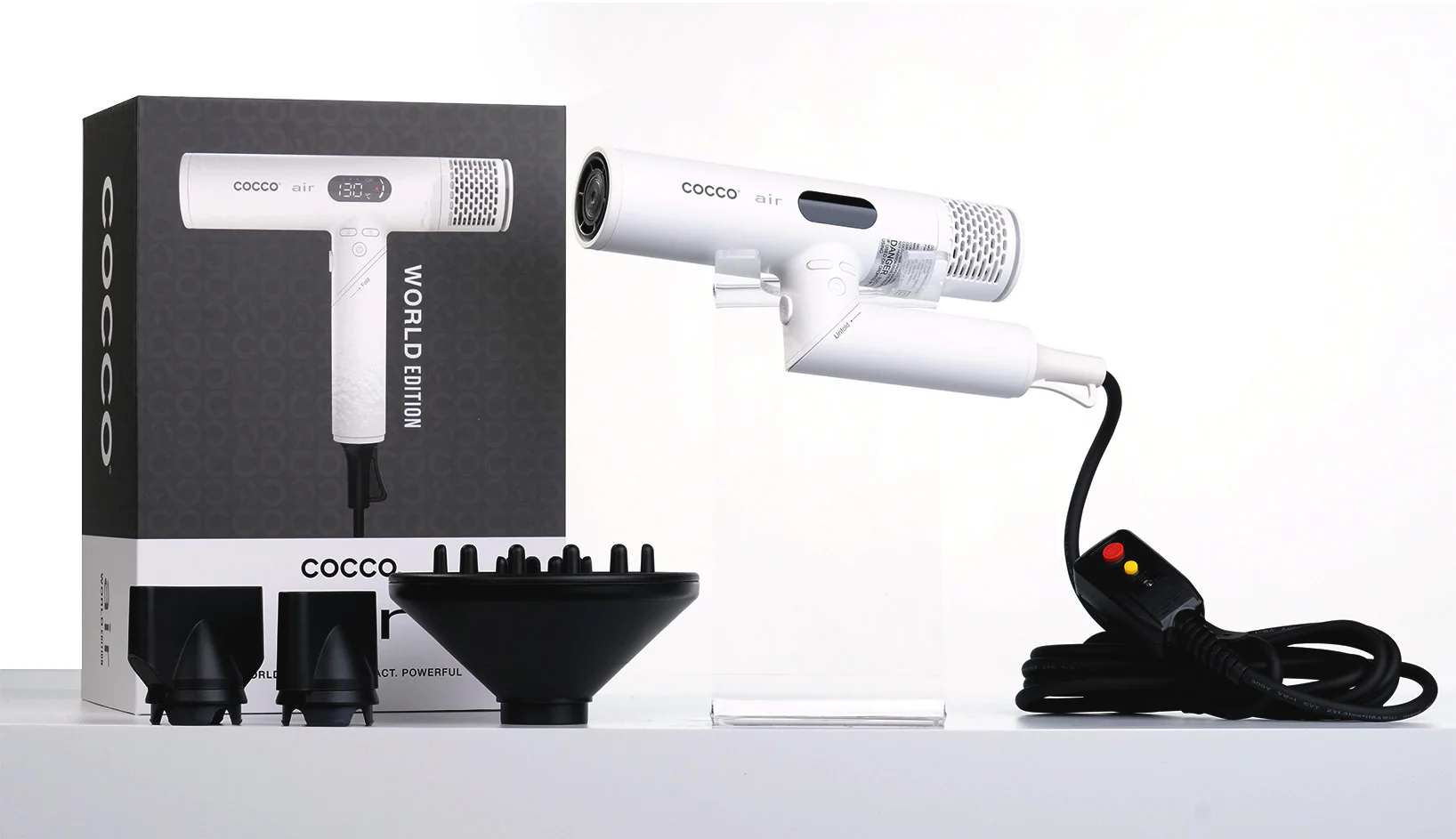 COCCO® Air Ionic Dryer (White) - Image 2