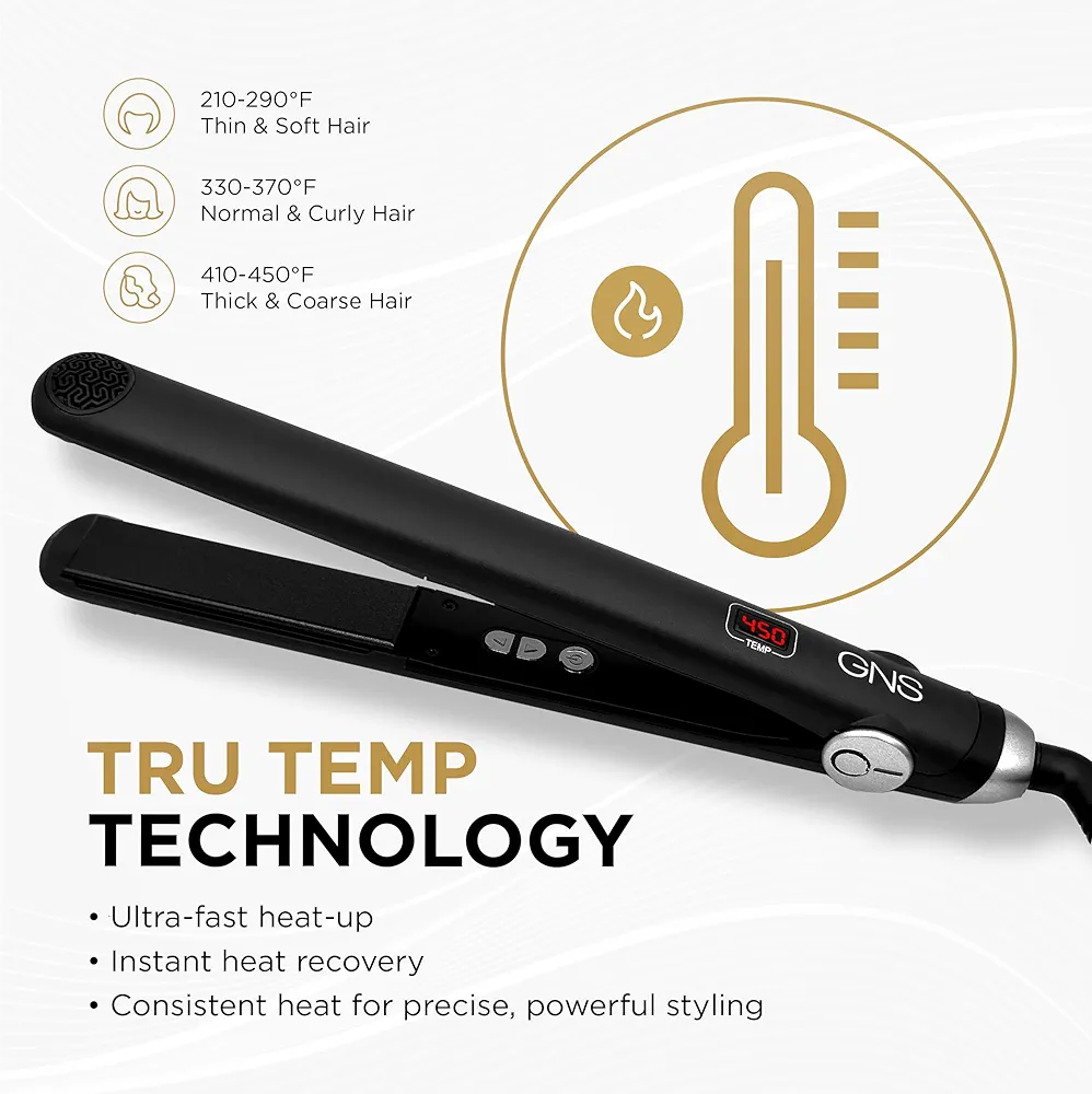 COCCO® GNS 1″ Flat Iron V3 with COCCO® Nano Pro Hair Dryer Bundle - Image 7