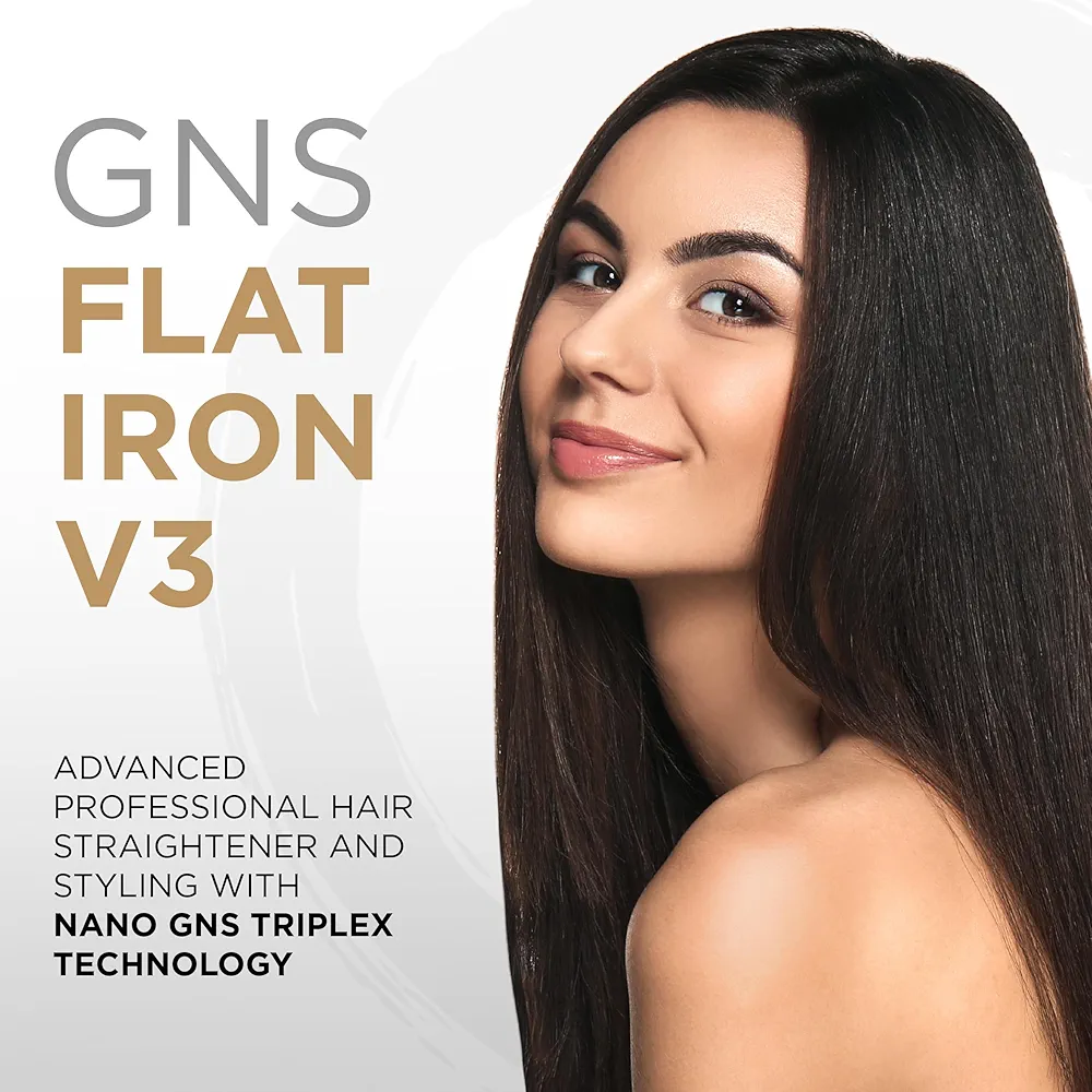 COCCO® GNS 1″ Flat Iron V3 with COCCO® Nano Pro Hair Dryer Bundle - Image 8