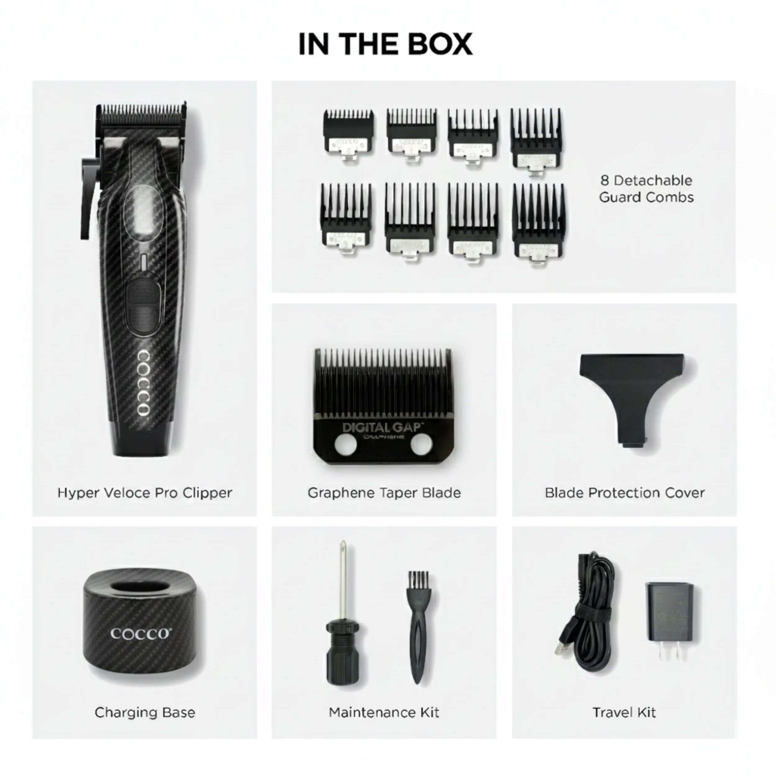 COCCO® Hyper Veloce Pro Clipper (Carbon Fiber) - Image 9
