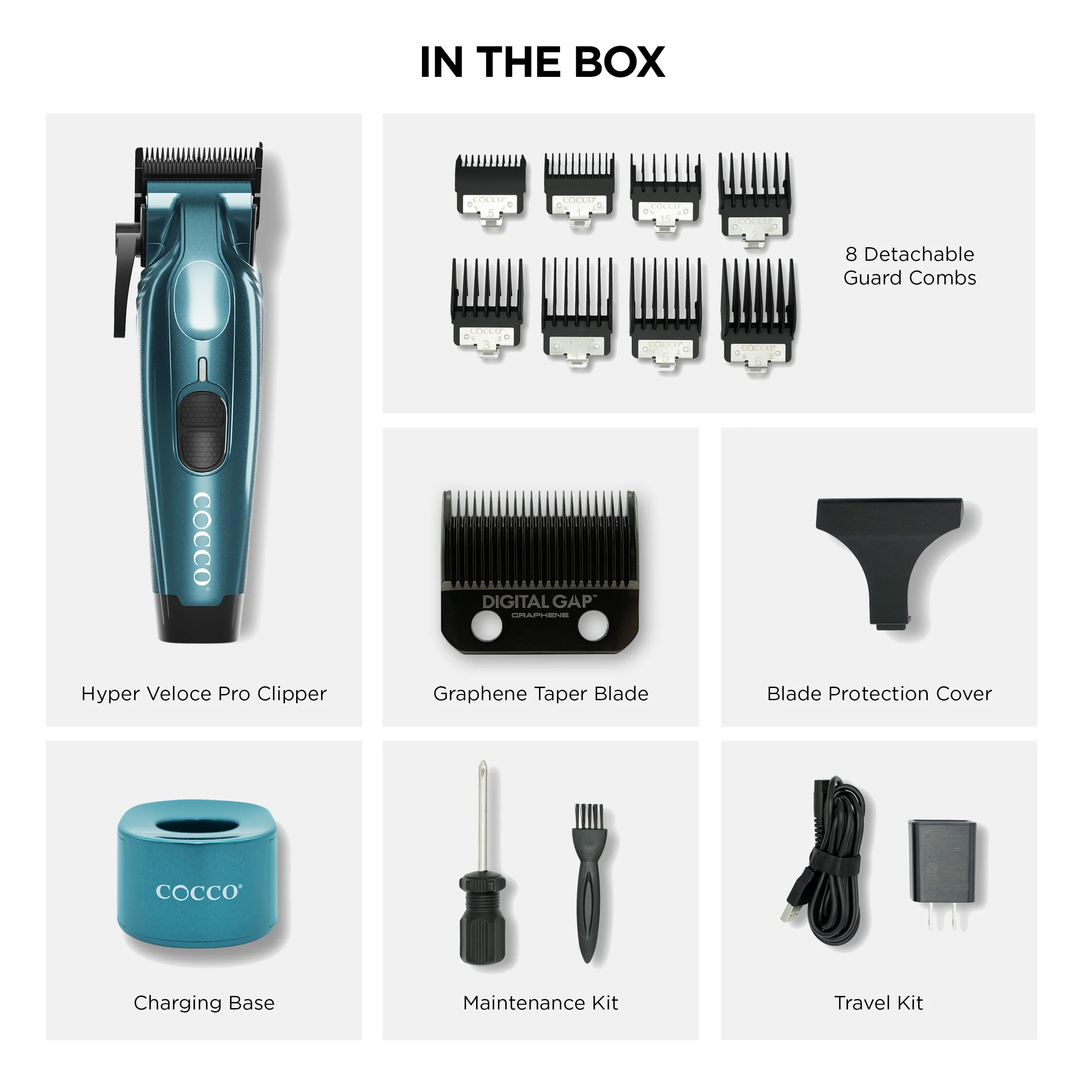 COCCO® Hyper Veloce Pro Clipper (Dark Teal) - Image 9