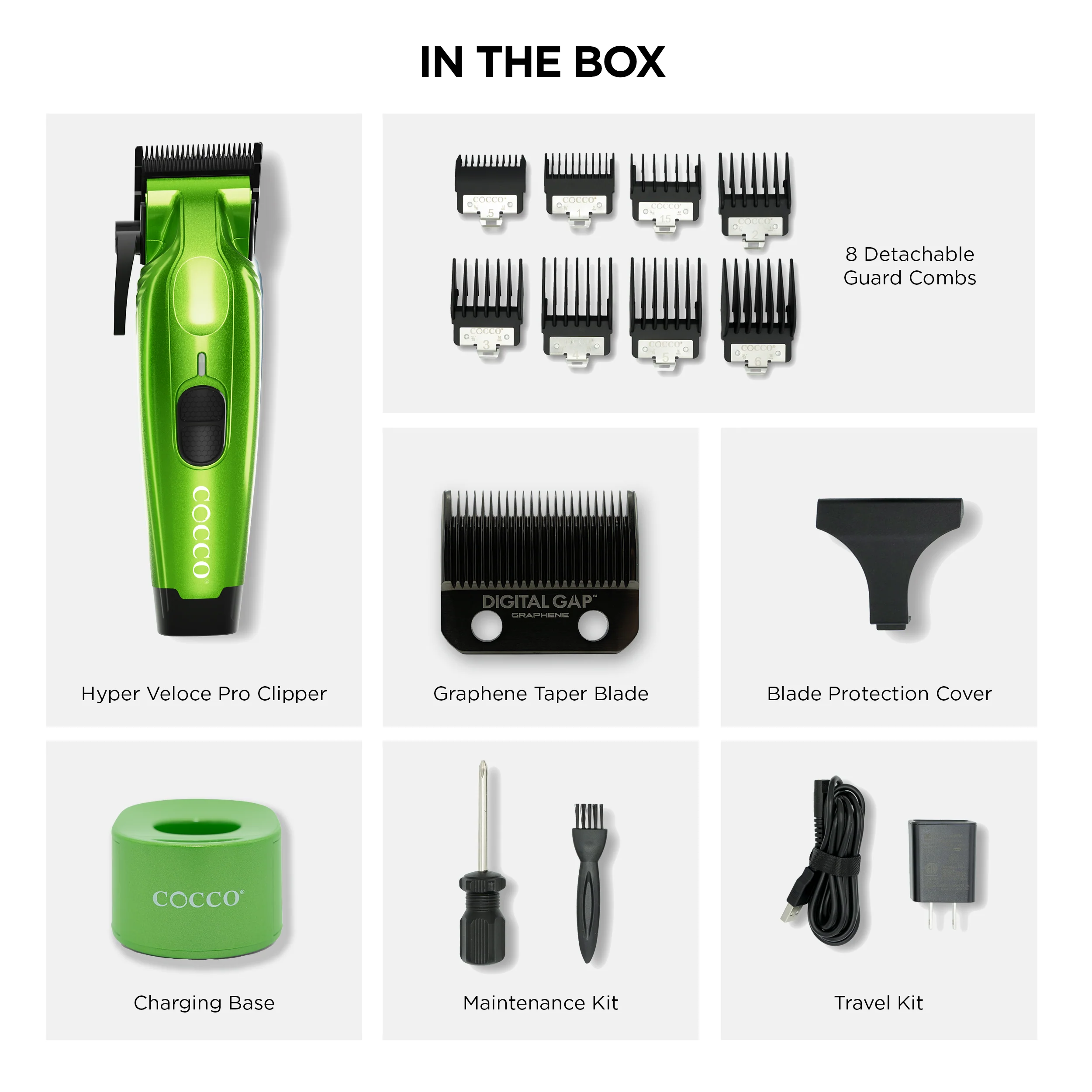 COCCO® Hyper Veloce Pro Clipper (Green) - Image 9