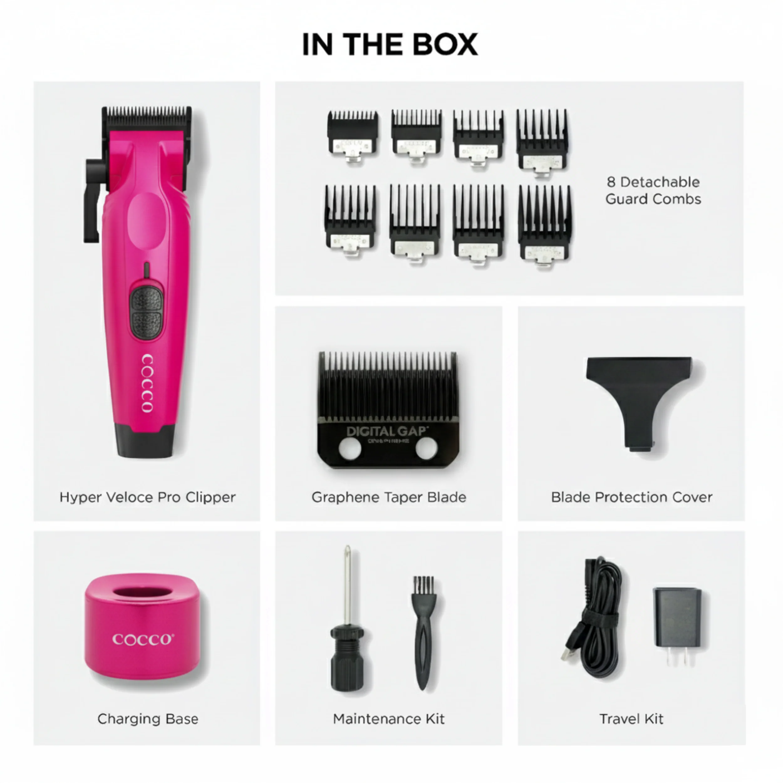COCCO® Hyper Veloce Pro Clipper (Pink) - Image 9