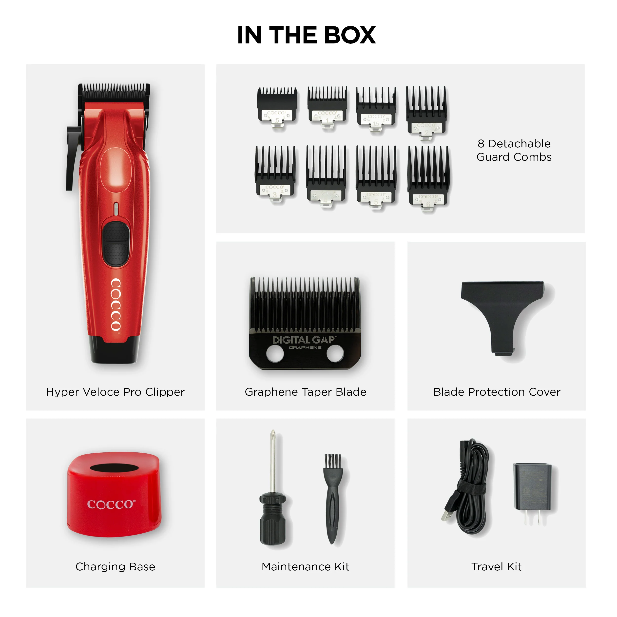 COCCO® Hyper Veloce Pro Clipper (Red) - Image 9