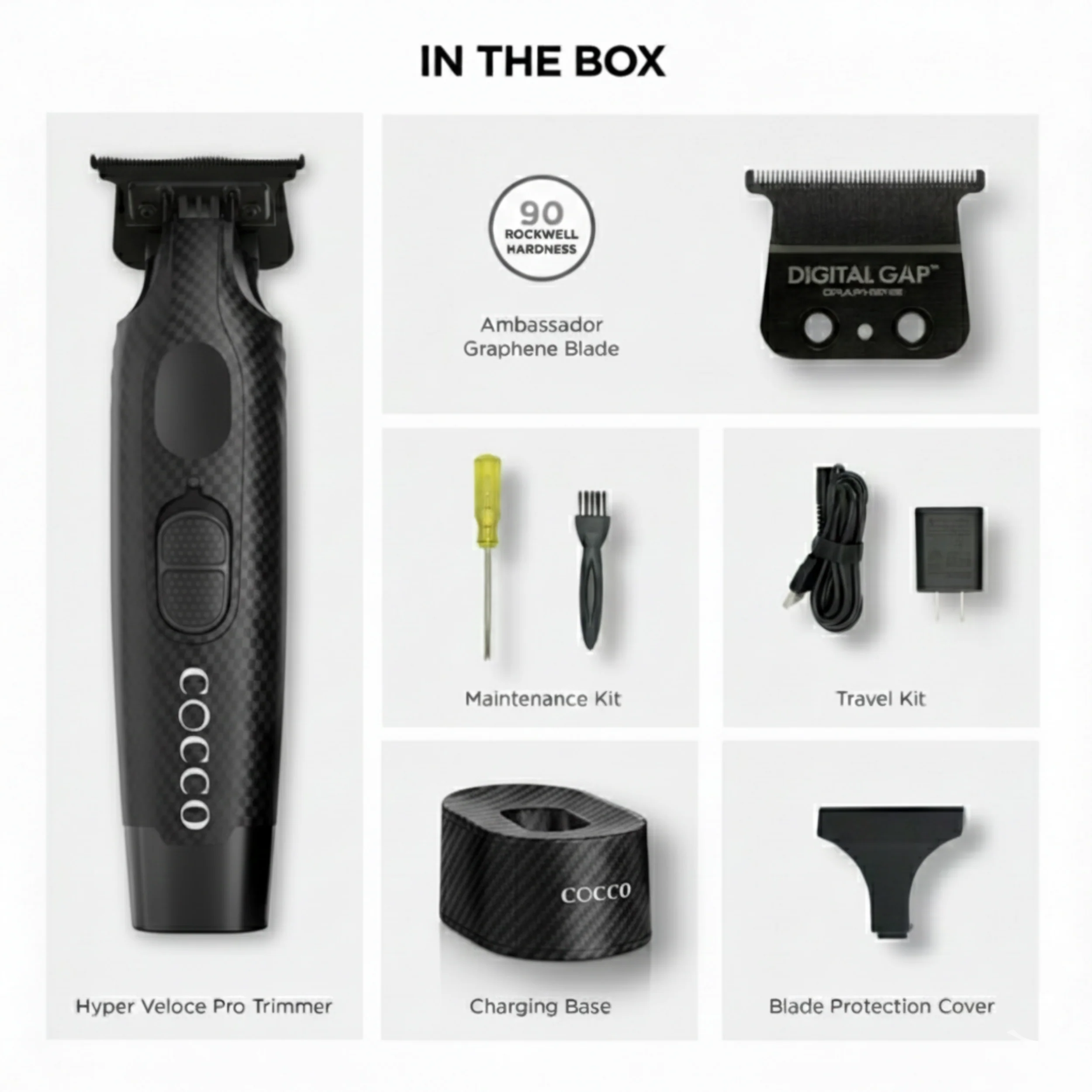 COCCO® Hyper Veloce Pro Trimmer (Carbon Fiber) - Image 7