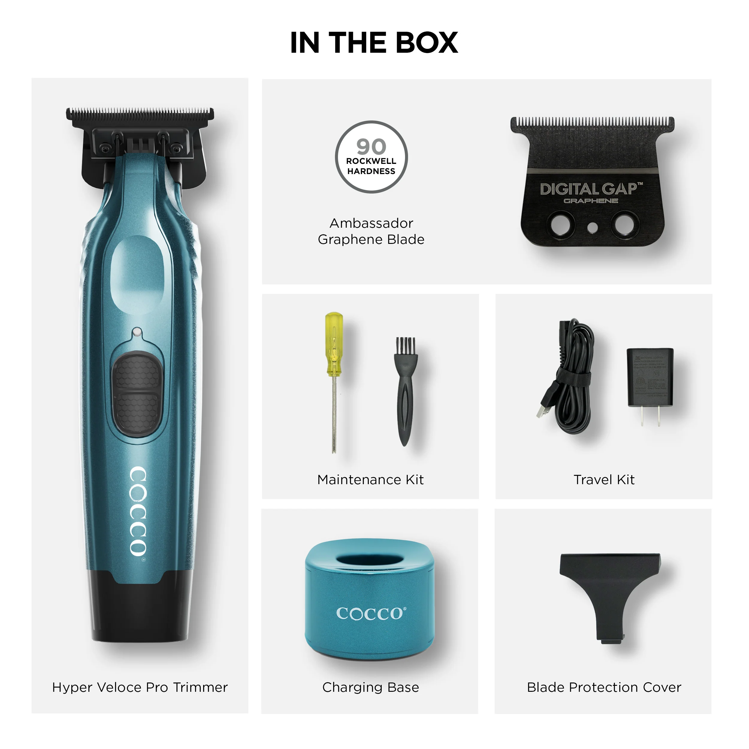 COCCO® Hyper Veloce Pro Trimmer (Dark Teal) - Image 7