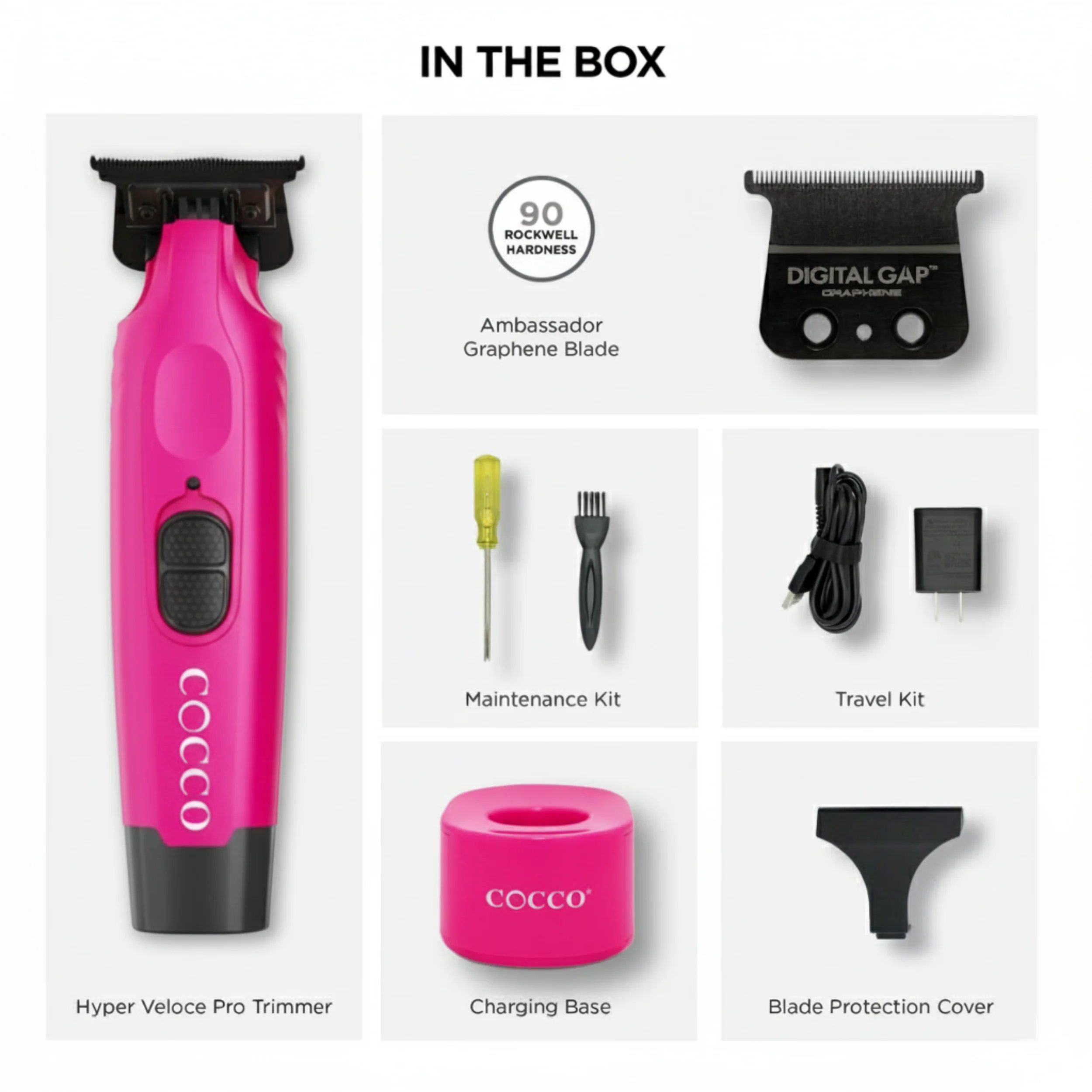 COCCO® Hyper Veloce Pro Trimmer (PINK) - Image 7