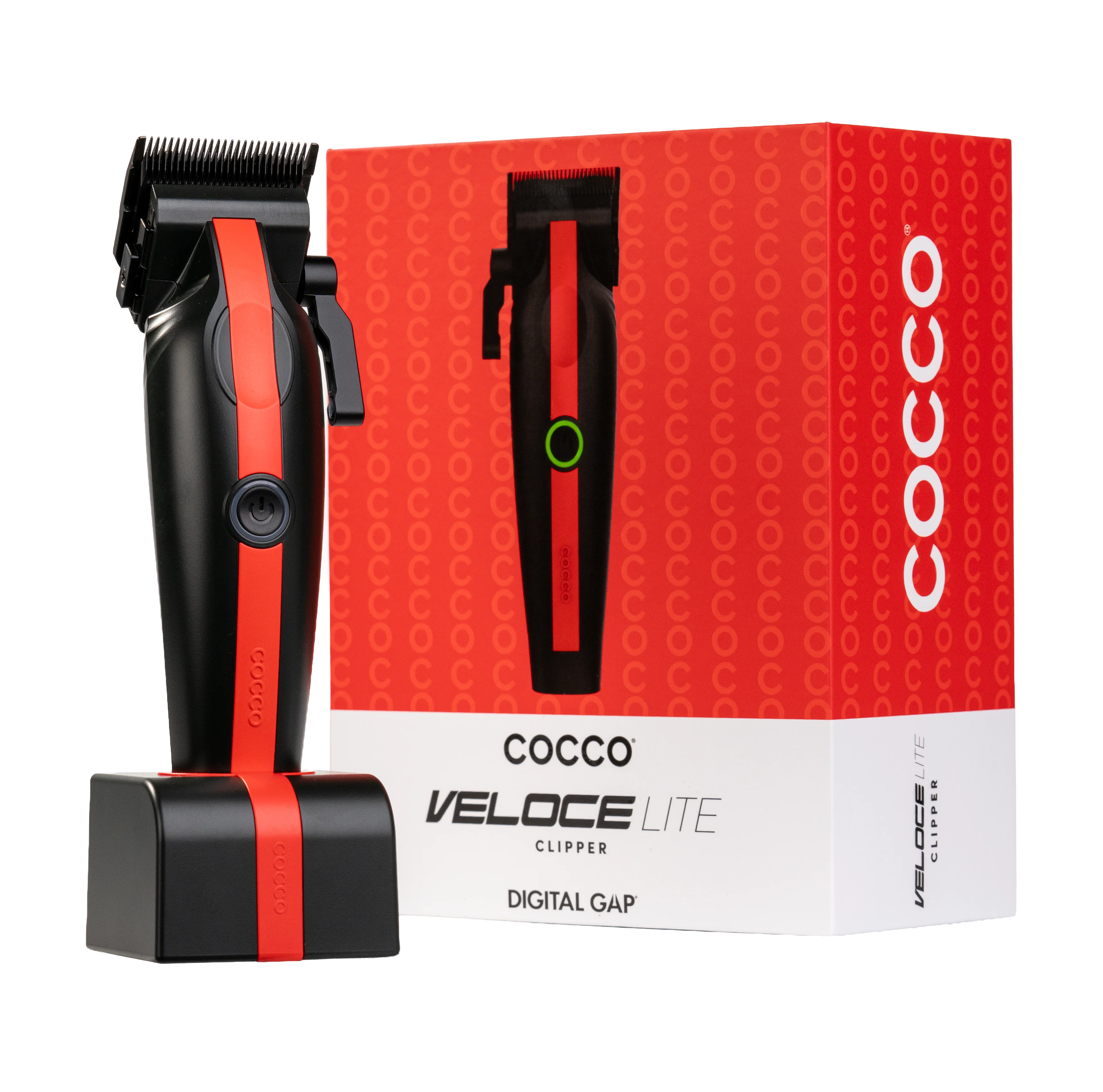 COCCO® Veloce Lite Clipper (Black/Red Stripe) - Image 9