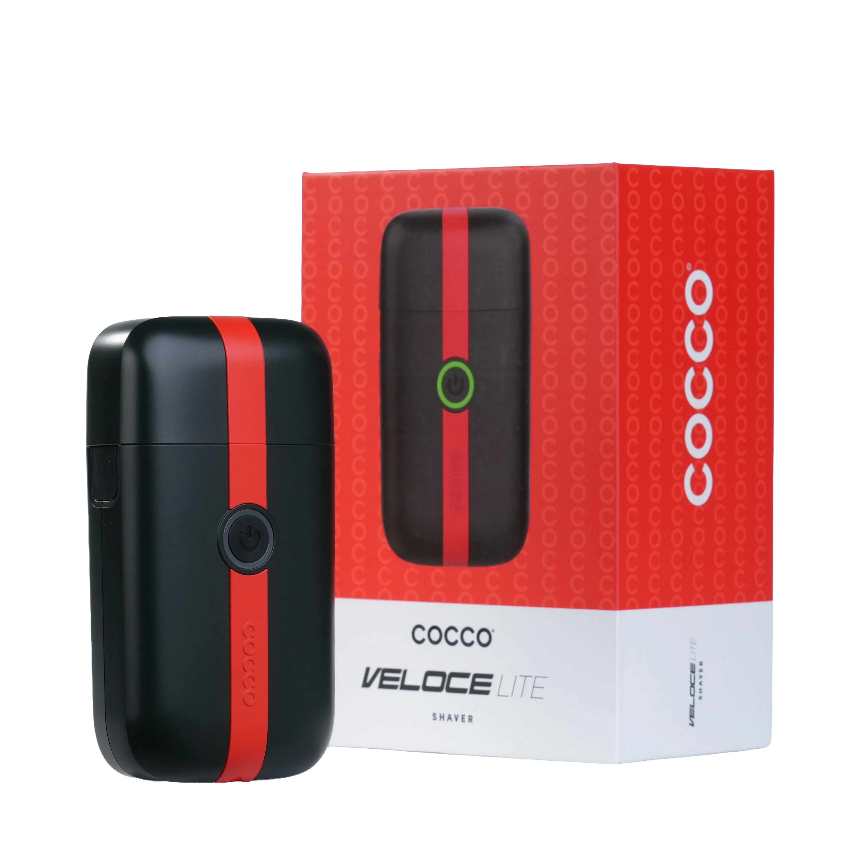 COCCO® Veloce Lite Shaver (Black/Red Stripe) - Image 6
