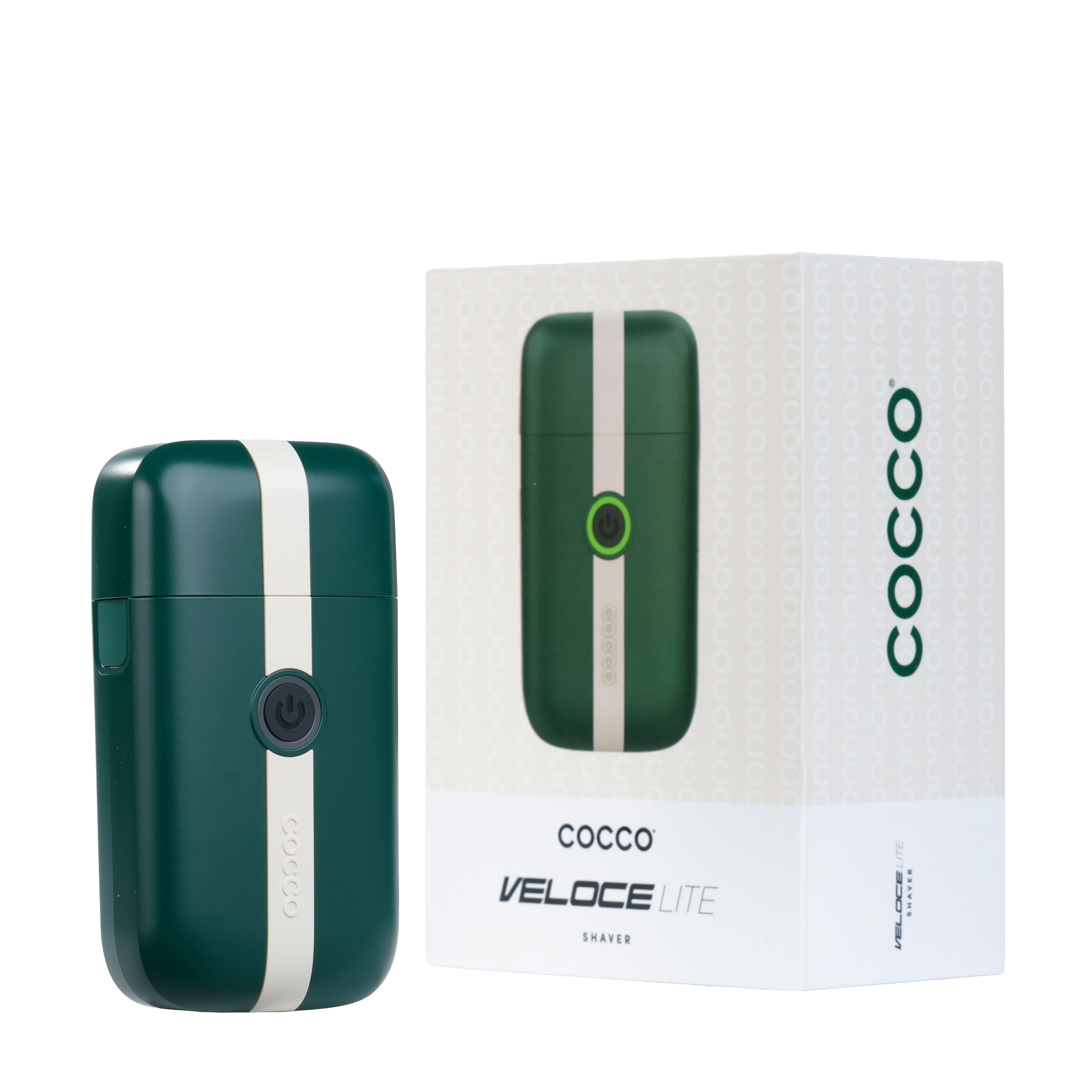 COCCO® Veloce Lite Shaver (Green/White Stripe) - Image 6
