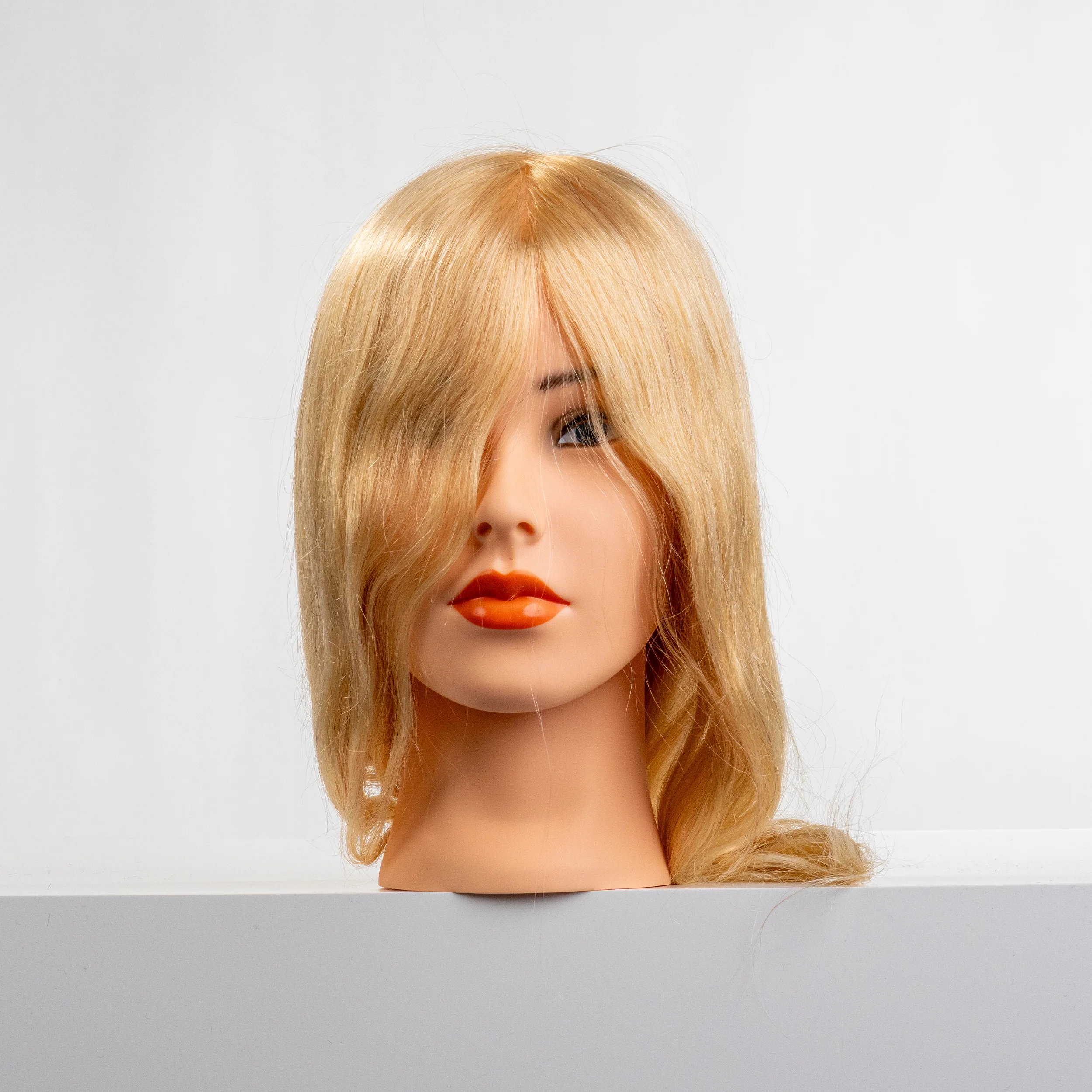 Female Mannequin Head Violet (Blonde Hair)