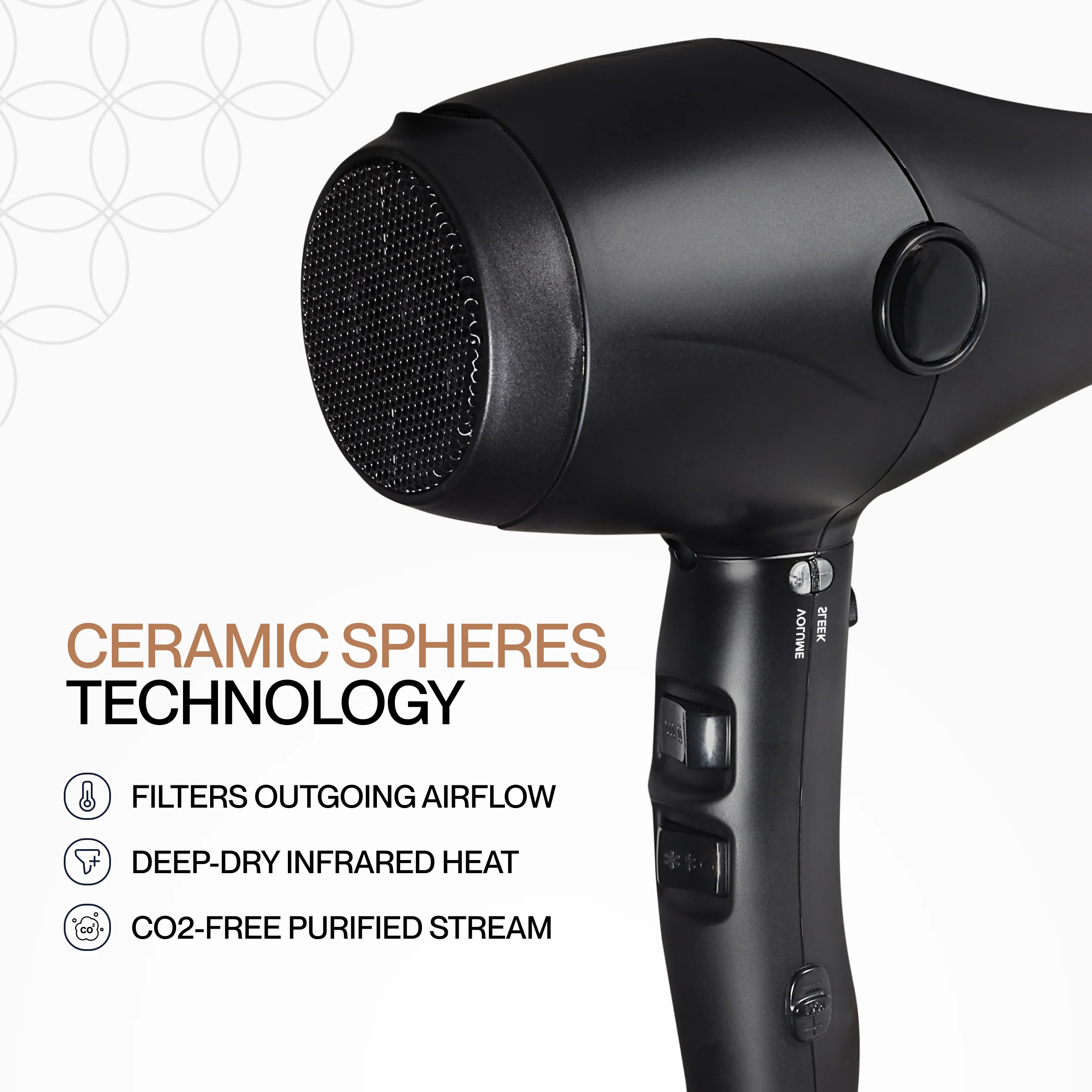 COCCO® Nano Pro Hair Dryer (Black) - Image 8