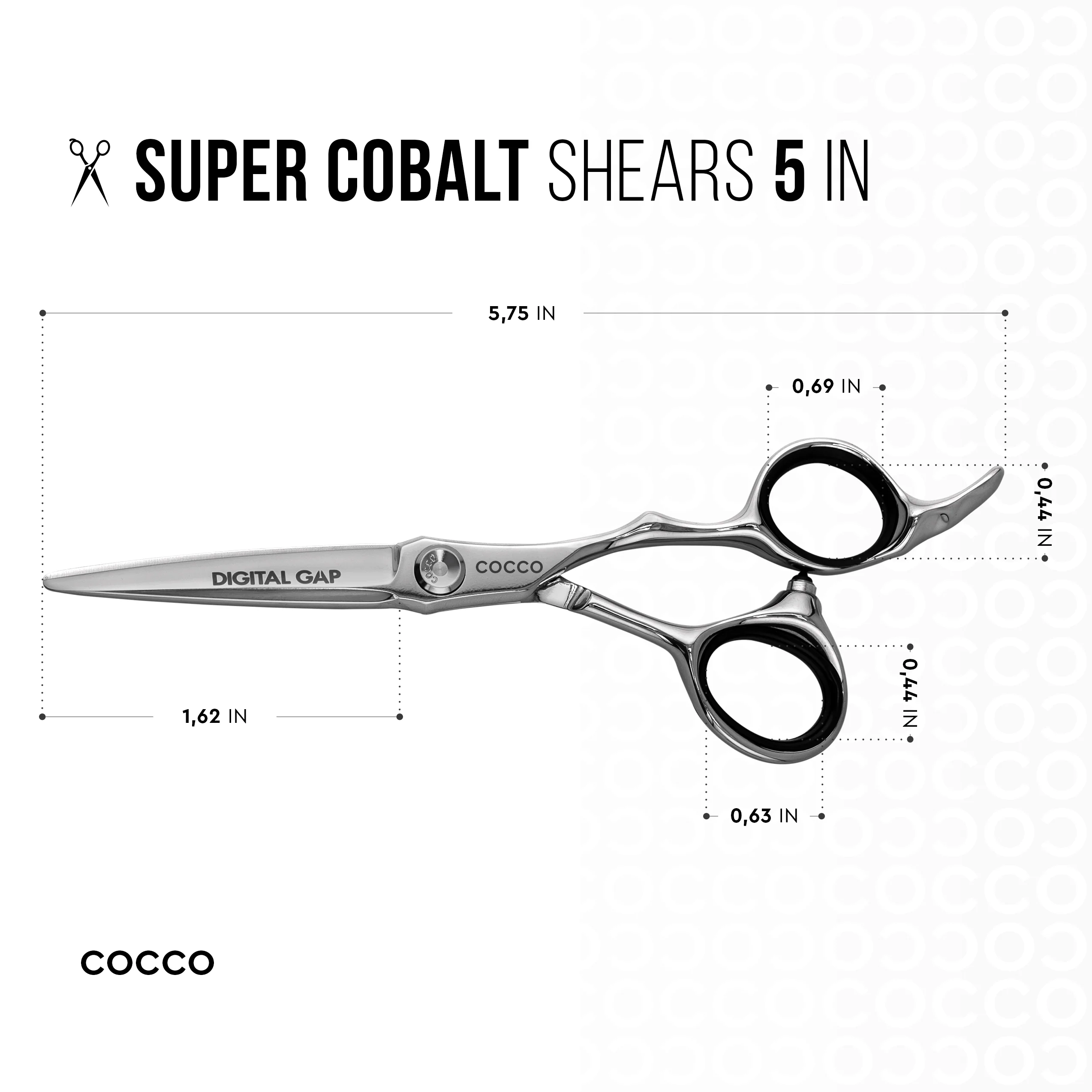 Super Cobalt Blunt and Including 6" 29 Tooth Thinning Shear Set - Select Size - Image 3