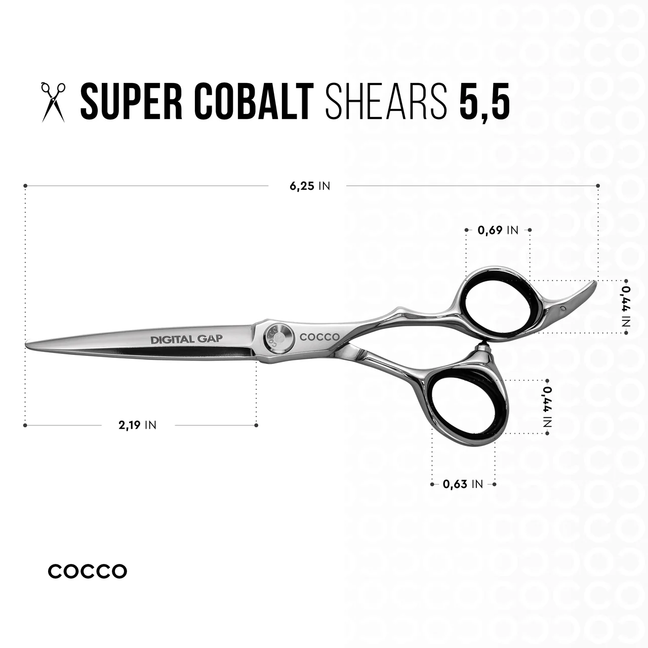 Super Cobalt Blunt and Including 6" 29 Tooth Thinning Shear Set - Select Size - Image 4