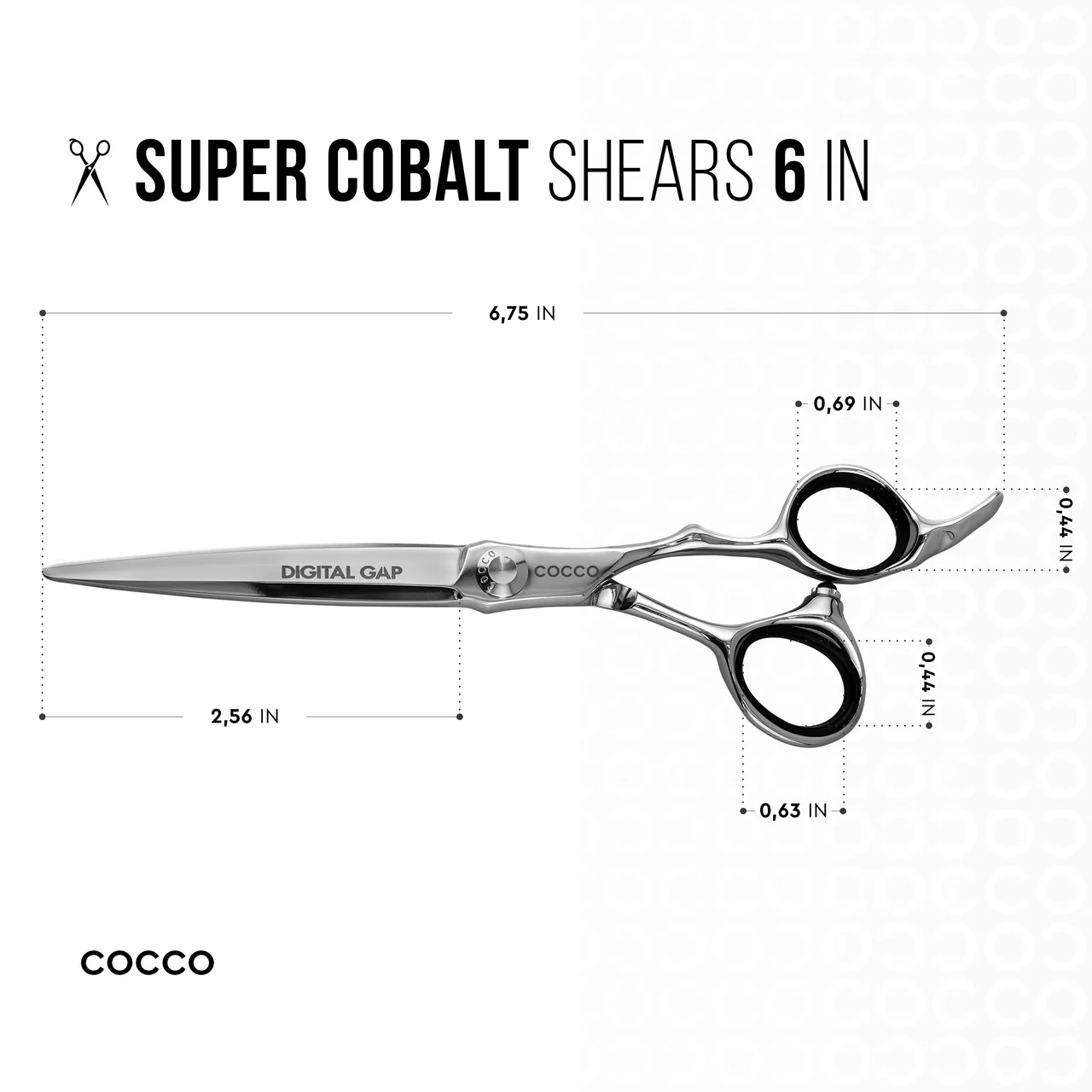 Super Cobalt Blunt and Including 6" 29 Tooth Thinning Shear Set - Select Size - Image 5