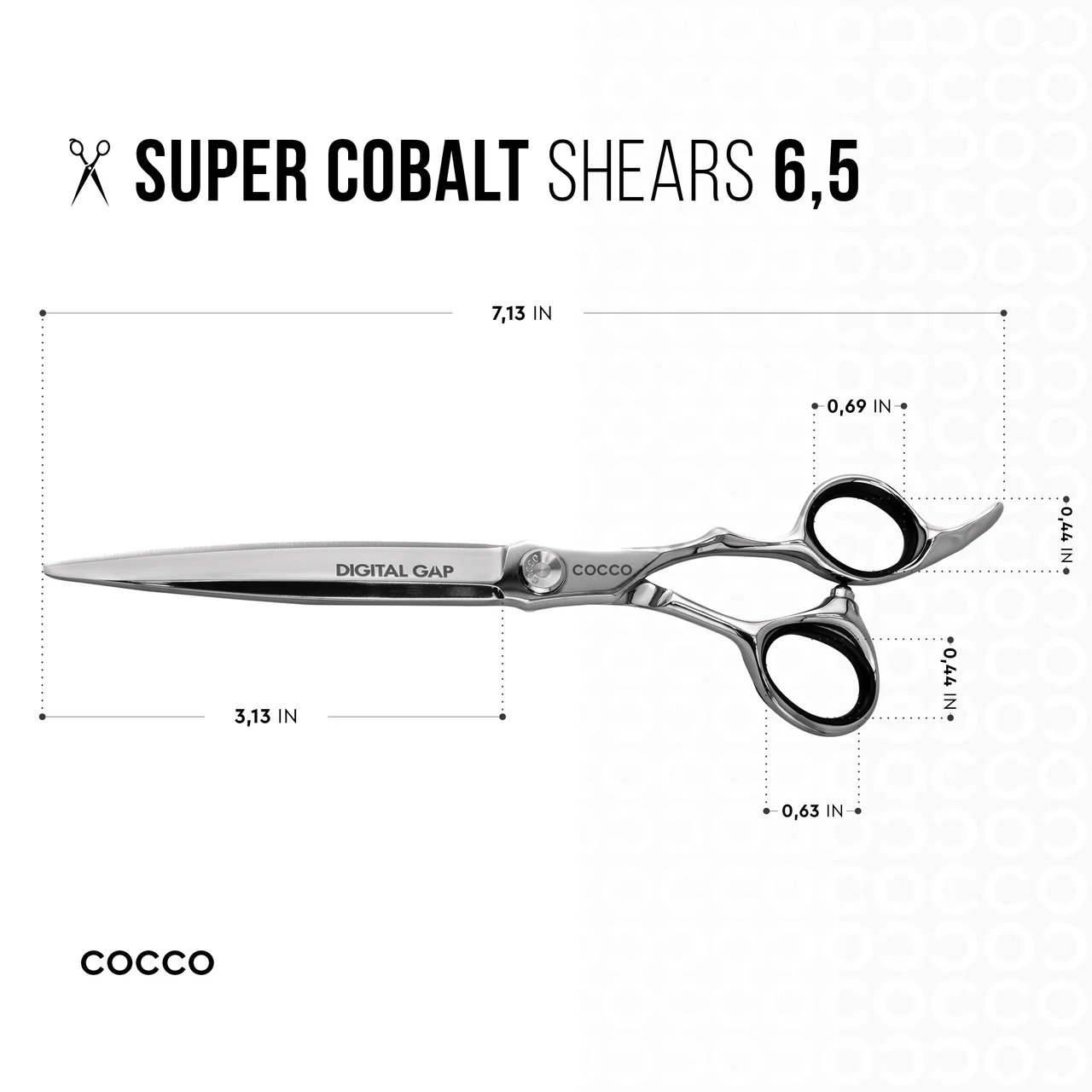 Super Cobalt Blunt and Including 6" 29 Tooth Thinning Shear Set - Select Size - Image 6