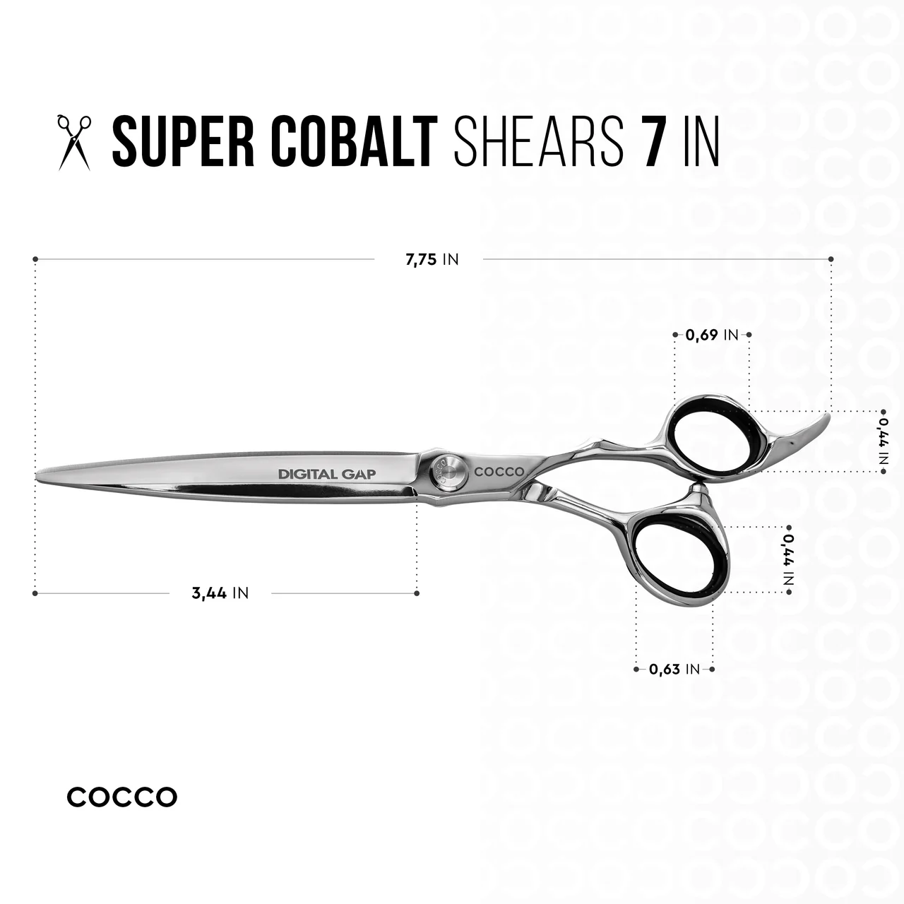 Super Cobalt Blunt and Including 6" 29 Tooth Thinning Shear Set - Select Size - Image 7