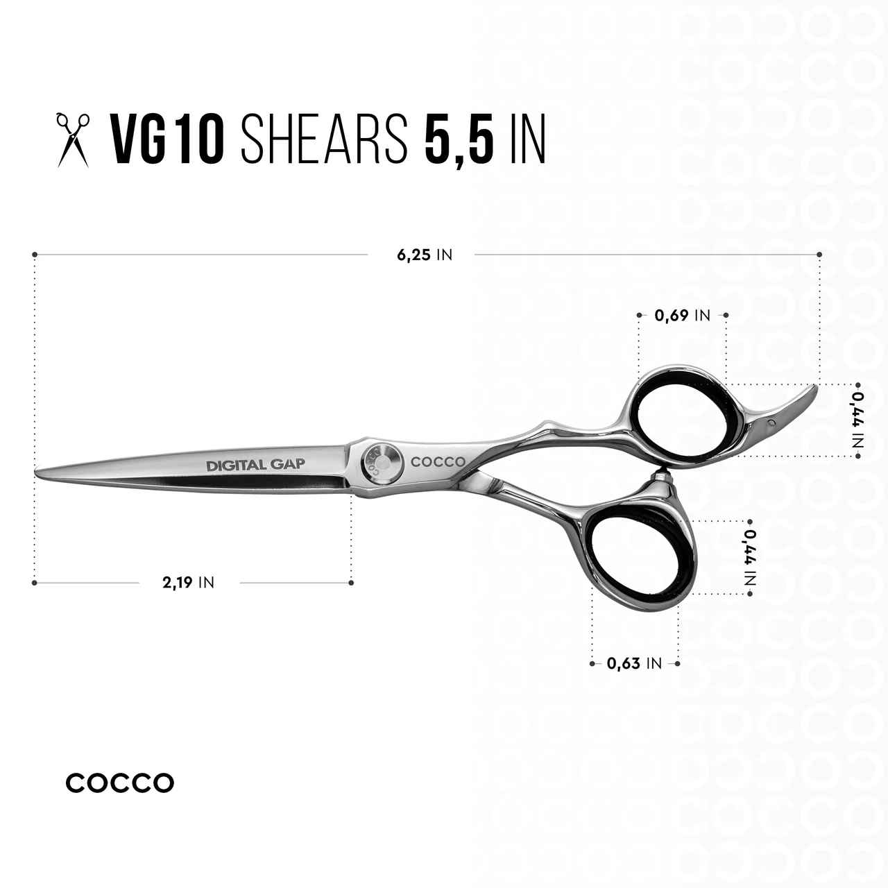 VG10 Blunt and Including 6" 29 Tooth Thinning Shear Set - Select Size - Image 4