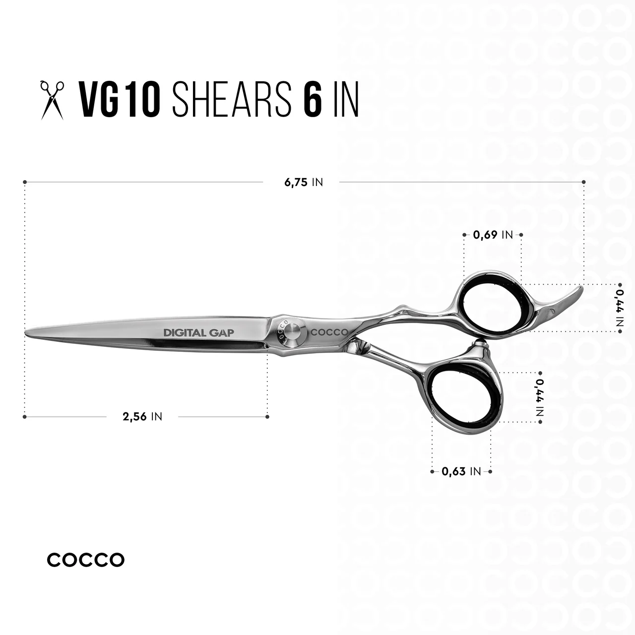 VG10 Blunt and Including 6" 29 Tooth Thinning Shear Set - Select Size - Image 5