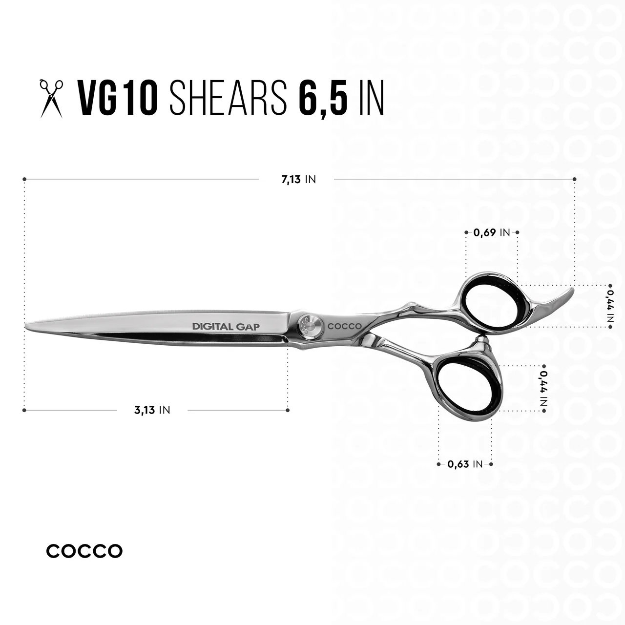 VG10 Blunt and Including 6" 29 Tooth Thinning Shear Set - Select Size - Image 6